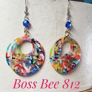 Boss Bee 812 Earrings - handmade